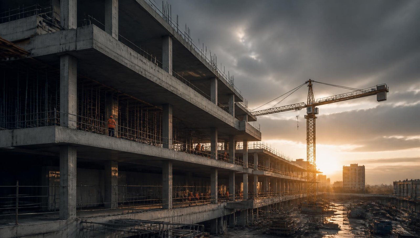 UAB „Grindenė“ betonavimo darbai monolitinio gelžbetonio karkaso objekte